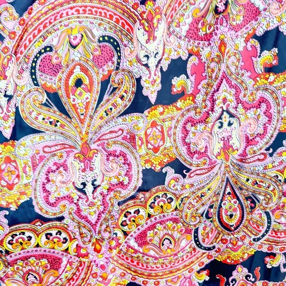 Vintage Paisley Colourful A Line Maxi Skirt S - Picture 4 of 5